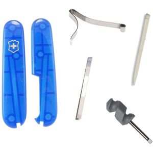 (translucent blue) Victorinox 91mm Swiss army spares - tweezers toothpick screwd (translucent blue) Victorinox 91mm Swiss army spares - tweezers toothpick screwd