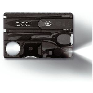 (black) Victorinox Swiss Card Lite - 13 functions swisscard tool with white LED (black) Victorinox Swiss Card Lite - 13 functions swisscard tool with white LED