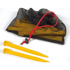 Loops 10 PACK Yellow Plastic Net Pegs & Carry Bag - Football Goal Gound Spike Set Loops 10 PACK Yellow Plastic Net Pegs & Carry Bag - Football Goal Gound Spike Set
