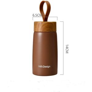 Unbranded (201-300ml, 280ml brown) Double Wall Insulated Thermos 304 Stainless Steel Vaccu Unbranded (201-300ml, 280ml brown) Double Wall Insulated Thermos 304 Stainless Steel Vaccu