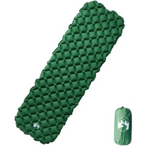 vidaXL Inflatable Camping Mattress Green - Camping Mattress vidaXL Inflatable Camping Mattress Green - Camping Mattress