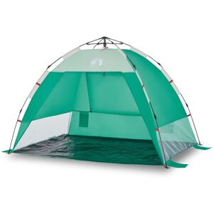 vidaXL Beach Tent 2-Person Camping Tent Sea Green Quick Release Waterproof vidaXL Beach Tent 2-Person Camping Tent Sea Green Quick Release Waterproof