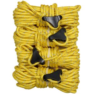 Trespass Garrow Guy Ropes & Tensioners (Pack of 4) Trespass Garrow Guy Ropes & Tensioners (Pack of 4)