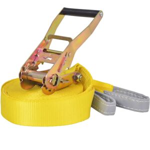 vidaXL Slackline 15 m x 50 mm 150 kg Yellow Balance Training Rope Beginner vidaXL Slackline 15 m x 50 mm 150 kg Yellow Balance Training Rope Beginner