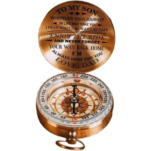 Unbranded Dad To Son Enjoy The Ride Compass Copper Compass Christmas Gift For Son Vintage Unbranded Dad To Son Enjoy The Ride Compass Copper Compass Christmas Gift For Son Vintage