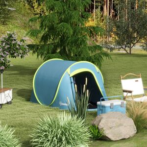 Outsunny 2-Person Pop-Up Camping Tent - 2000mm Waterproof, Groundsheet & Carry B Outsunny 2-Person Pop-Up Camping Tent - 2000mm Waterproof, Groundsheet & Carry B