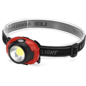 GreenZech (Red, COB) COB+LED Headlight Flashlight 3 Modes 100m Distance EDC Torch Work Lam GreenZech (Red, COB) COB+LED Headlight Flashlight 3 Modes 100m Distance EDC Torch Work Lam