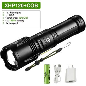 GreenZech (C-XHP120-18650) Powerful Led Flashlight XHP90 High Power Torch light Rechargeab GreenZech (C-XHP120-18650) Powerful Led Flashlight XHP90 High Power Torch light Rechargeab