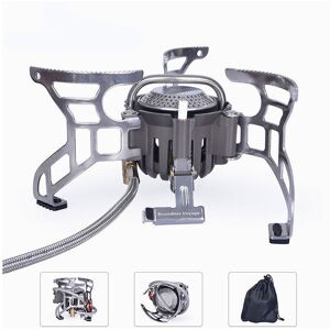 GreenZech Outdoor Camping Folding Gas Stove with Lgniter Portable Foldable Aluminum Alloy GreenZech Outdoor Camping Folding Gas Stove with Lgniter Portable Foldable Aluminum Alloy