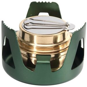 GreenZech (Olive Green Stove) Portable Mini Alcohol Stove Burner Outdoor Ultralight Brass GreenZech (Olive Green Stove) Portable Mini Alcohol Stove Burner Outdoor Ultralight Brass