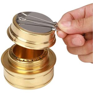 GreenZech (Brass Stove) Portable Mini Alcohol Stove Burner Outdoor Ultralight Brass Campin GreenZech (Brass Stove) Portable Mini Alcohol Stove Burner Outdoor Ultralight Brass Campin