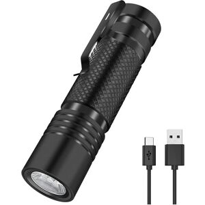 GreenZech 800LM Type-C Fast Rechargeable EDC Flashlight with 18650 Battery Power Indicator GreenZech 800LM Type-C Fast Rechargeable EDC Flashlight with 18650 Battery Power Indicator