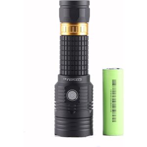 GreenZech (Gold, 1800-2000K) High CRI Rechargeable Strong Light Flashlight 6800mAh Long Ba GreenZech (Gold, 1800-2000K) High CRI Rechargeable Strong Light Flashlight 6800mAh Long Ba