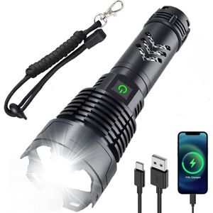 Unbranded Rechargeable 90000 Lumen LED Flashlight, Upgraded XHP160 Powerful Super Bright F Unbranded Rechargeable 90000 Lumen LED Flashlight, Upgraded XHP160 Powerful Super Bright F