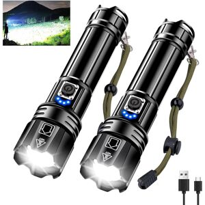 Unbranded Flashlight LED Super Bright, 500000 High Lumen Rechargeable Flashlight, Powerful Unbranded Flashlight LED Super Bright, 500000 High Lumen Rechargeable Flashlight, Powerful