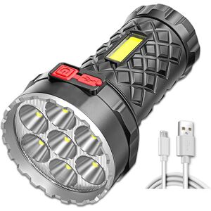 GreenZech Dual Light Source Ultra Powerful ABS Flashlight COB Side Light USB Rechargeable GreenZech Dual Light Source Ultra Powerful ABS Flashlight COB Side Light USB Rechargeable