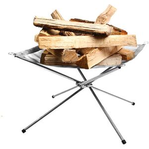 GreenZech Folding Camp Stove Fire Frame Stand Wood Burning Grill Stainless Steel Rack Heat GreenZech Folding Camp Stove Fire Frame Stand Wood Burning Grill Stainless Steel Rack Heat