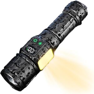 Unbranded Flashlight Rechargeable High Lumen - Handheld Compact Flashlight - Pocket Outdoo Unbranded Flashlight Rechargeable High Lumen - Handheld Compact Flashlight - Pocket Outdoo