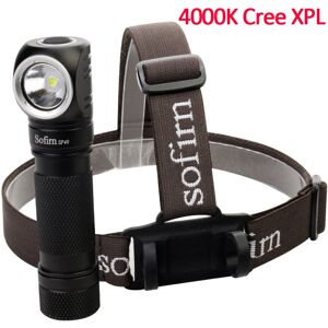 GreenZech (4000K-Black, without battery) Headlamp LED XPL 18650 USB Rechargeable Head lamp GreenZech (4000K-Black, without battery) Headlamp LED XPL 18650 USB Rechargeable Head lamp