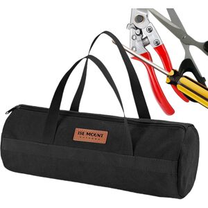 Unbranded (Black) Small Tool Bag Canvas Tent Stake Bag for Camping - Lightweight Travel Unbranded (Black) Small Tool Bag Canvas Tent Stake Bag for Camping - Lightweight Travel