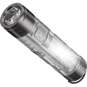 Unbranded (Transparent) Keychain Flashlight - 10 Mode Rechargeable 350 Lumen Pocket Flashl Unbranded (Transparent) Keychain Flashlight - 10 Mode Rechargeable 350 Lumen Pocket Flashl