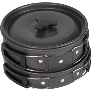 Trespass Scoff Camping Cookware Set - Black - Size: ONE size - Camping Cookware Set Trespass Scoff Camping Cookware Set - Black - Size: ONE size - Camping Cookware Set