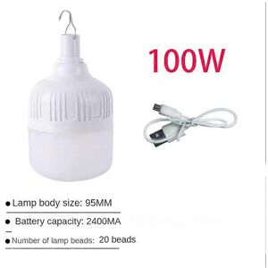 Unbranded (200W3, One size) Camping Light USB Rechargeable LED Light Emergency Bulb Tent L Unbranded (200W3, One size) Camping Light USB Rechargeable LED Light Emergency Bulb Tent L