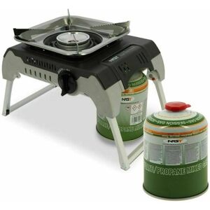 NGT Fishing Camping Stove, 2x Gas Included Compact Design Outdoor Cooking Stoves NGT Fishing Camping Stove, 2x Gas Included Compact Design Outdoor Cooking Stoves