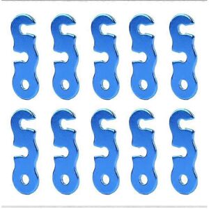 Unbranded (As show, One size) 10 tent rope tensioners aluminum three-hole tensioner rope b Unbranded (As show, One size) 10 tent rope tensioners aluminum three-hole tensioner rope b