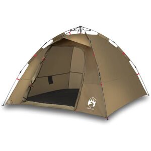 (Olive green) vidaXL Fishing Tent 4-Person Lightweight Camping Tent Camouflage Q (Olive green) vidaXL Fishing Tent 4-Person Lightweight Camping Tent Camouflage Q