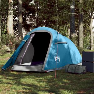vidaXL Tunnel Tent 2 Person Blue Waterproof - Tent vidaXL Tunnel Tent 2 Person Blue Waterproof - Tent