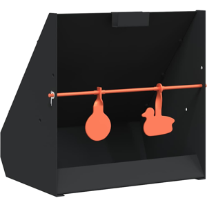 vidaXL Pellet Trap Black 31 x 23 x 31.5 cm Steel vidaXL Pellet Trap Black 31 x 23 x 31.5 cm Steel