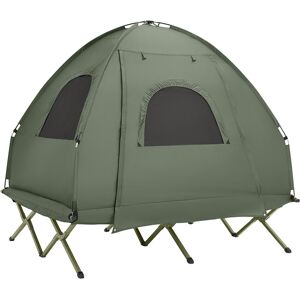 SoBuy 2-Person Camping Tent Bunk Bed with Carry Bag SoBuy 2-Person Camping Tent Bunk Bed with Carry Bag