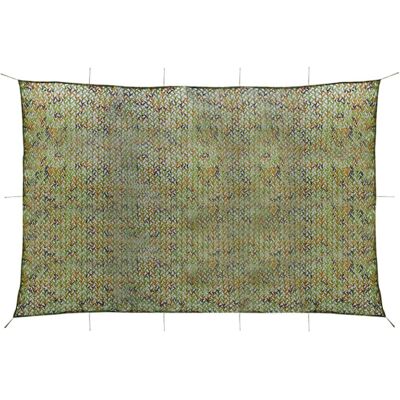 vidaXL Camouflage Net - Large 6x7 m, Green, Water-Resistant vidaXL Camouflage Net - Large 6x7 m, Green, Water-Resistant