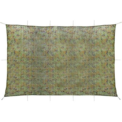 vidaXL Camouflage Net with Storage Bag 5x7 m Green - Camouflage Net vidaXL Camouflage Net with Storage Bag 5x7 m Green - Camouflage Net