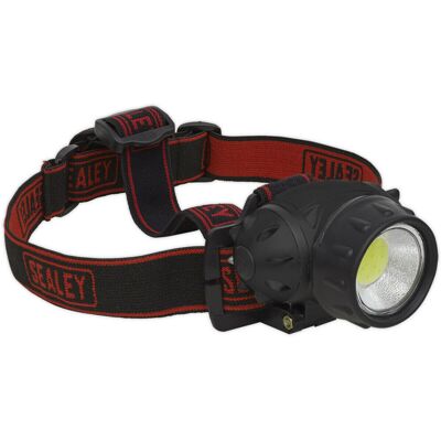 Loops Hands-Free Head Torch Spotlight - 3W COB LED - 200 Lumens - Battery Powered Loops Hands-Free Head Torch Spotlight - 3W COB LED - 200 Lumens - Battery Powered
