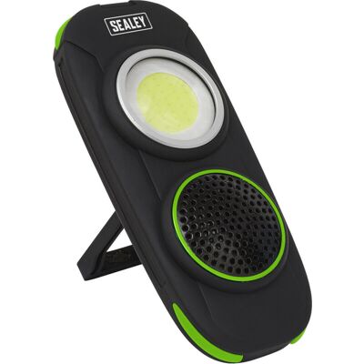 Loops Rechargeable Torch with Built In Wireless Speaker - 10W COB LED - USB Cable Loops Rechargeable Torch with Built In Wireless Speaker - 10W COB LED - USB Cable