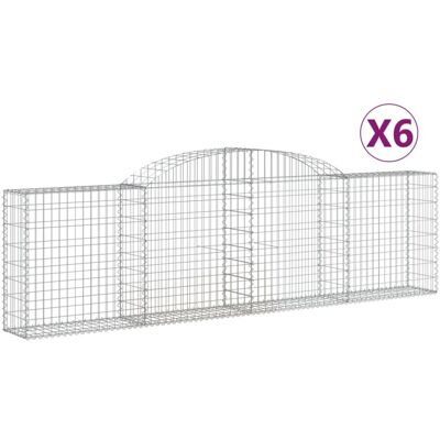 vidaXL Arched Gabion Basket - Garden Decorative Stone Wall vidaXL Arched Gabion Basket - Garden Decorative Stone Wall