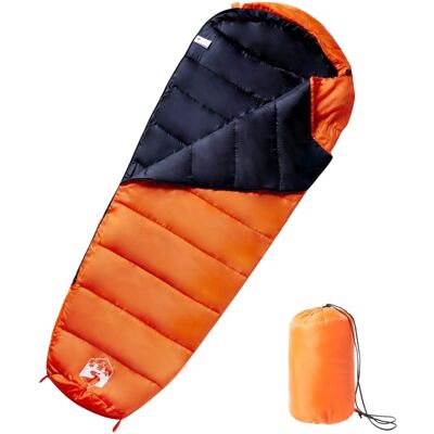vidaXL Mummy Sleeping Bag for Adults - 3 Seasons Camping Hiking vidaXL Mummy Sleeping Bag for Adults - 3 Seasons Camping Hiking