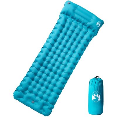 vidaXL Self Inflating Camping Mattress - Outdoor Pillow, 1-Person, Blue vidaXL Self Inflating Camping Mattress - Outdoor Pillow, 1-Person, Blue