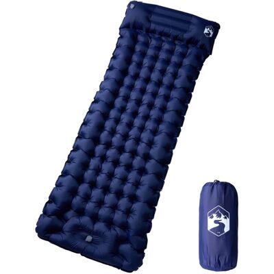 vidaXL Self Inflating Camping Mattress - 1-Person Navy Blue vidaXL Self Inflating Camping Mattress - 1-Person Navy Blue