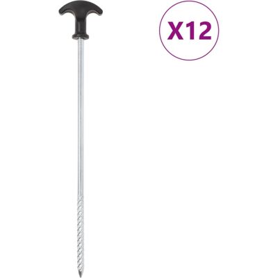 vidaXL Tent Pegs 12 pcs 30 cm - Tent Type vidaXL Tent Pegs 12 pcs 30 cm - Tent Type