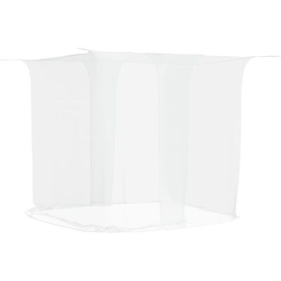vidaXL White Hanging Mosquito Net Bed - Mosquito Mesh Net Bed Canopy vidaXL White Hanging Mosquito Net Bed - Mosquito Mesh Net Bed Canopy