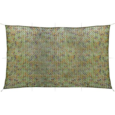 vidaXL Camouflage Net with Storage Bag - 2x7 m Green - Camouflage Net vidaXL Camouflage Net with Storage Bag - 2x7 m Green - Camouflage Net