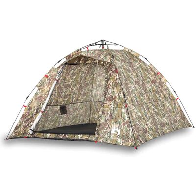 vidaXL Camping Tent 4-Person Camouflage - Waterproof & Lightweight vidaXL Camping Tent 4-Person Camouflage - Waterproof & Lightweight