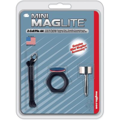 Maglite AA Accessory Kit - Lenses & Pocket Clip - Flashlight Accessories Maglite AA Accessory Kit - Lenses & Pocket Clip - Flashlight Accessories