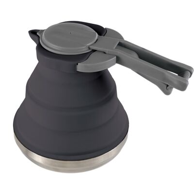 Regatta Camping Kettle - 1.2L Foldable - Black/Ebony - Camping Kettle Regatta Camping Kettle - 1.2L Foldable - Black/Ebony - Camping Kettle