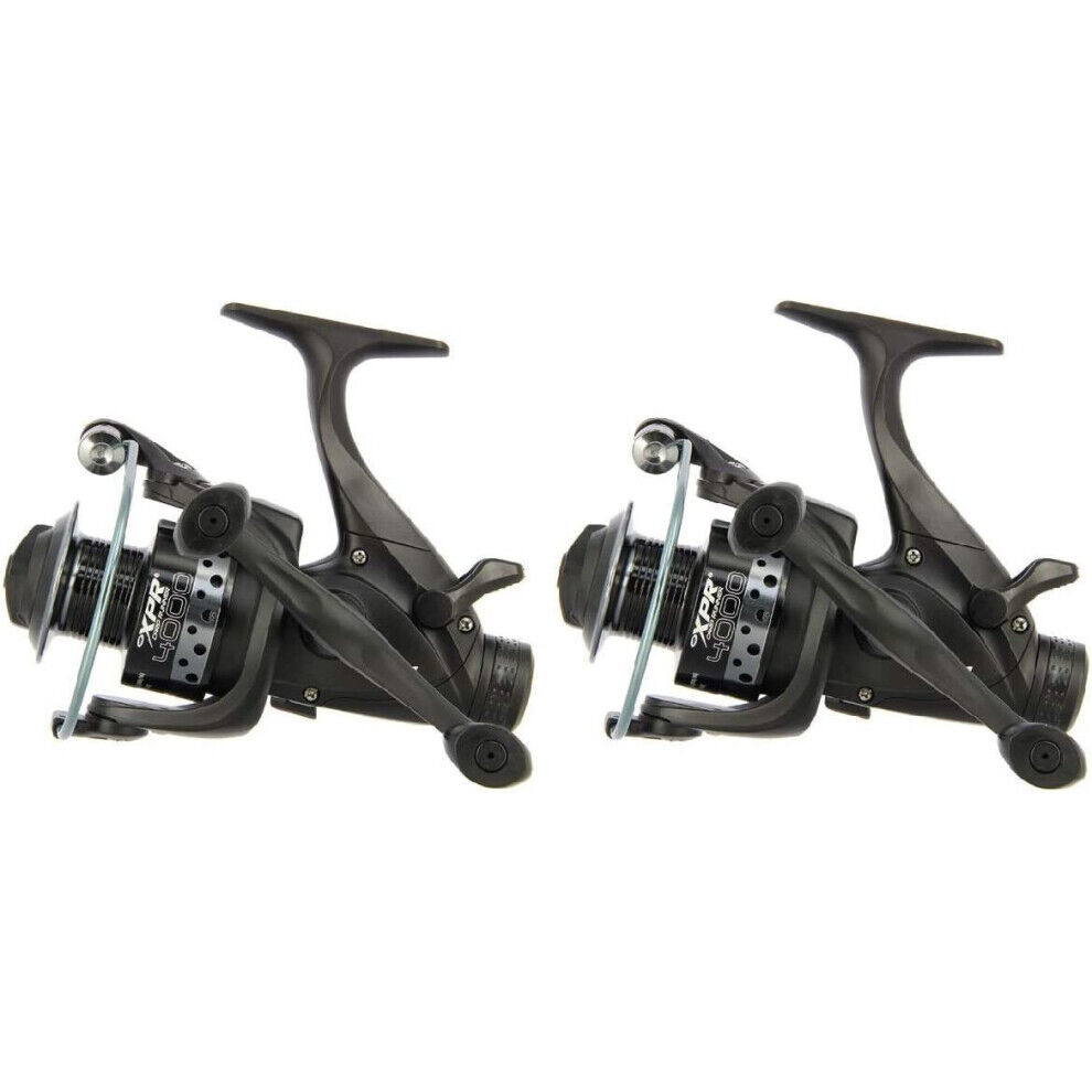 NGT 2x Carp Fishing Baitrunner Reel with Twin Handle And 10 Ball Bearing + Spare Spo