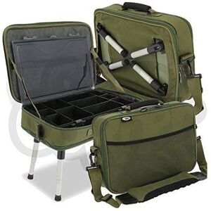 NGT Carp Fishing Deluxe Anglers Box Case Tackle & Bait Storage System with Legs NGT Carp Fishing Deluxe Anglers Box Case Tackle & Bait Storage System with Legs