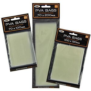 NGT PVA Fast Dissolving Carp Bags Non Residue All Types Sizes for Fishing (70 x NGT PVA Fast Dissolving Carp Bags Non Residue All Types Sizes for Fishing (70 x